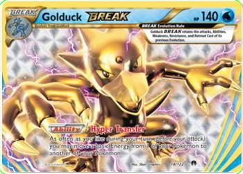 2016 Pokemon XY BREAKpoint #18/122 Golduck BREAK Front