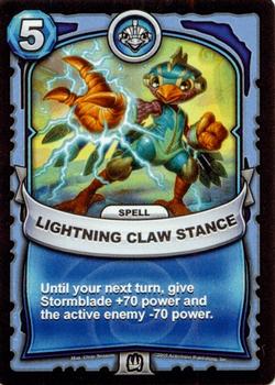 2016 Activision Skylanders Battlecast - Air Cards #NNO Lightning Claw Stance Front