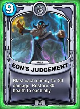 2016 Activision Skylanders Battlecast - Non-Elemental Cards #NNO Eon's Judgement Front