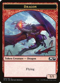 2018 Magic the Gathering Core Set 2019 - Tokens #010/017 Dragon Front