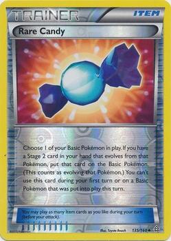 2015 Pokemon XY Primal Clash - Reverse-Holos #135/160 Rare Candy Front