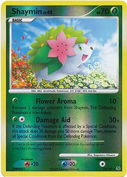 2009 Pokemon Platinum - Reverse-Holos #14 Shaymin Front