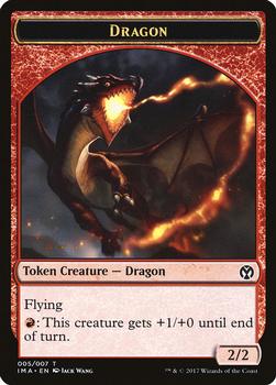 2017 Magic the Gathering Iconic Masters - Tokens #005/007 Dragon Front