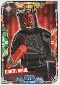 2018 Lego Star Wars Trading Card Collection #80 Darth Maul Front