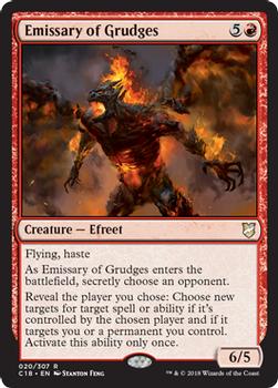 2018 Magic the Gathering Commander 2018 #20 Emissary of Grudges Front