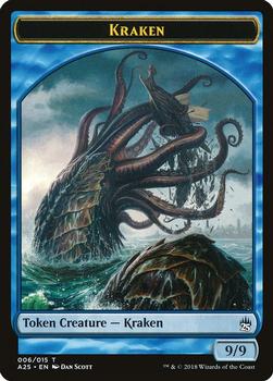 2018 Magic the Gathering Masters 25 - Tokens #006/015 Kraken Front