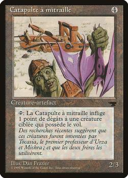 1995 Magic the Gathering Renaissance French #NNO Catapulte à mitraille Front