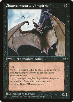 1995 Magic the Gathering Renaissance French #NNO Chauves-souris vampires Front