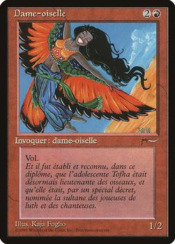 1995 Magic the Gathering Renaissance French #NNO Dame-oiselle Front