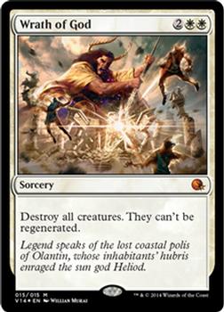 2014 Magic the Gathering From the Vault: Annihilation #015 Wrath of God Front