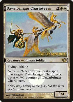 2014 Magic the Gathering Journey Into Nyx - Prerelease Promos #6 Dawnbringer Charioteers Front