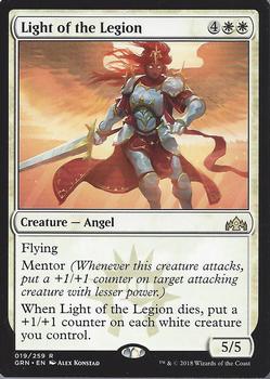 2018 Magic the Gathering Guilds of Ravnica #019 Light of the Legion Front