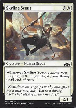 2018 Magic the Gathering Guilds of Ravnica #025 Skyline Scout Front