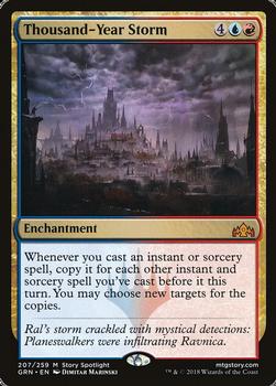 2018 Magic the Gathering Guilds of Ravnica #207 Thousand-Year Storm Front