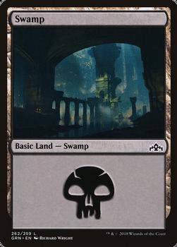 2018 Magic the Gathering Guilds of Ravnica #262 Swamp Front