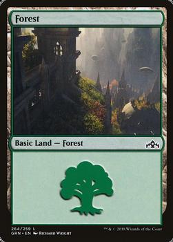 2018 Magic the Gathering Guilds of Ravnica #264 Forest Front