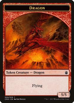 2017 Magic the Gathering Commander Anthology - Tokens #006 Dragon Front