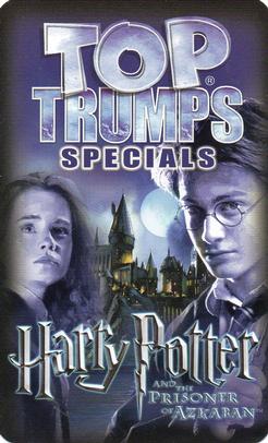 2005 Top Trumps Specials Harry Potter and the Prisoner of Azkaban #NNO Title Card Front