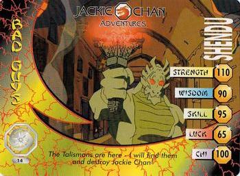 2003 API Jackie Chan Adventures - Demon Vortex #14 The Talismans are here - I will find them and destroy Jackie Chan! Front
