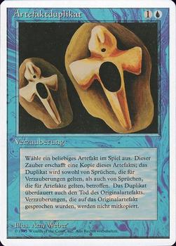 1994 Magic the Gathering Revised Edition German #NNO Artefaktduplikat Front