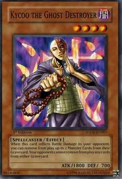 2008 Yu-Gi-Oh! The Dark Emperor English 1st Edition #SDDE-EN007 Kycoo the Ghost Destroyer Front