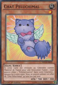 2014 Yu-Gi-Oh! The New Challengers French 1st Edition #NECH-FR019 Chat Peluchimal Front