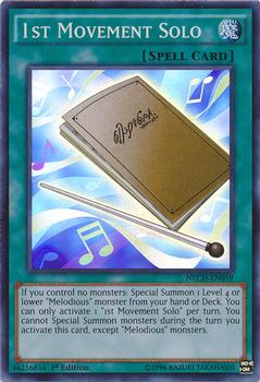 2014 Yu-Gi-Oh! The New Challengers 1st Edition #NECH-EN059 1st Movement Solo Front