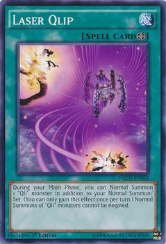 2014 Yu-Gi-Oh! The New Challengers 1st Edition #NECH-EN062 Laser Qlip Front