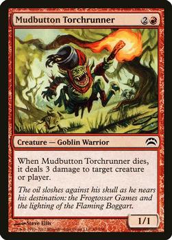 2012 Magic the Gathering Planechase 2012 #49 Mudbutton Torchrunner Front