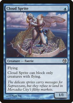 2010 Magic the Gathering Duels of the Planeswalkers #4 Cloud Sprite Front
