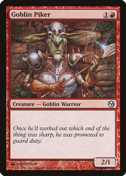 2010 Magic the Gathering Duels of the Planeswalkers #45 Goblin Piker Front