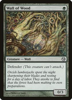 2010 Magic the Gathering Duels of the Planeswalkers #89 Wall of Wood Front