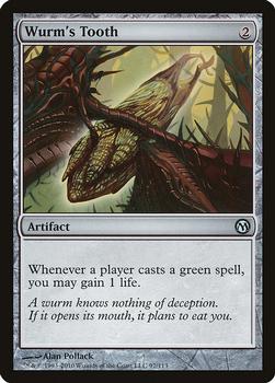 2010 Magic the Gathering Duels of the Planeswalkers #97 Wurm's Tooth Front