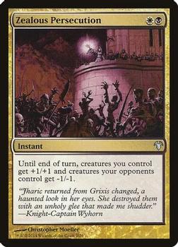2014 Magic the Gathering Modern Event Deck #9 Zealous Persecution Front