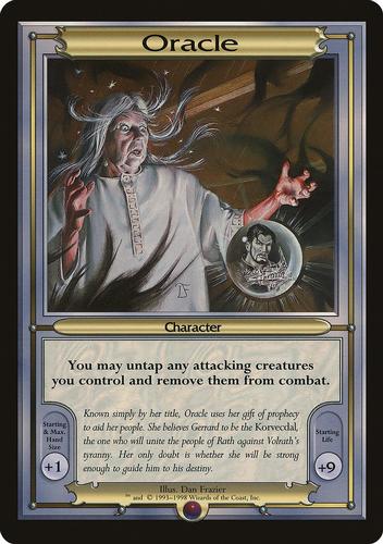 1998 Magic the Gathering Vanguard Series 3 #NNO Oracle Front