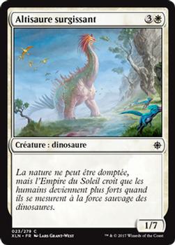 2017 Magic the Gathering Ixalan French #23 Altisaure surgissant Front