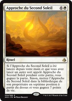 2017 Magic the Gathering Amonkhet French #4 Approche du Second Soleil Front