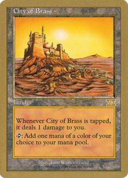 2000 Magic the Gathering World Championship #321 City of Brass Front