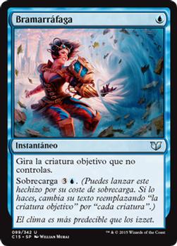 2015 Magic the Gathering Commander 2015 Spanish #89 Bramarráfaga Front