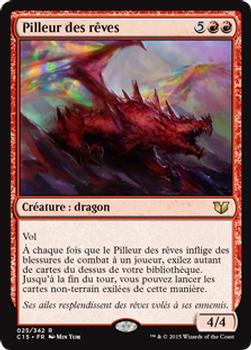2015 Magic the Gathering Commander 2015 French #25 Pilleur des rêves Front