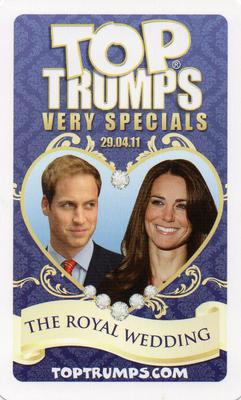 2011 Top Trumps Very Specials The Royal Wedding #NNO The Bridesmaids and Pageboys Back