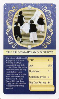 2011 Top Trumps Very Specials The Royal Wedding #NNO The Bridesmaids and Pageboys Front