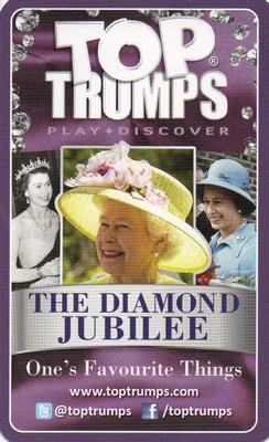 2012 Top Trumps The Diamond Jubilee One's Favourite Things #NNO Coronation Chicken Back
