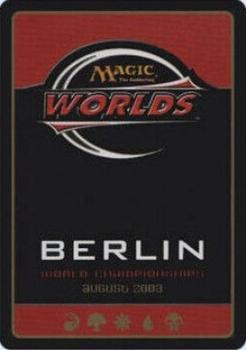 2003 Magic the Gathering World Championship Decks #344 Mountain Back