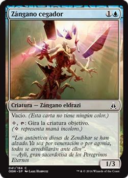 2016 Magic the Gathering Oath of the Gatewatch Spanish #41 Zángano cegador Front