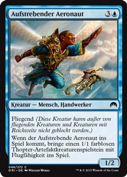 2015 Magic the Gathering Magic Origins German #46 Aufstrebender Aeronaut Front