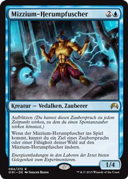 2015 Magic the Gathering Magic Origins German #64 Mizzium-Herumpfuscher Front