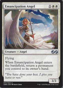 2018 Magic the Gathering Ultimate Masters #15 Emancipation Angel Front