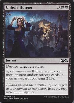 2018 Magic the Gathering Ultimate Masters #120 Unholy Hunger Front