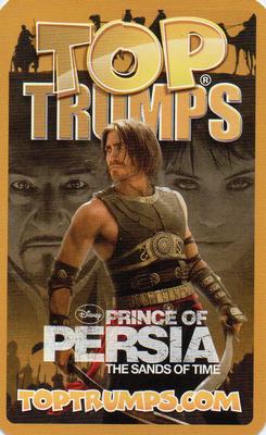 2010 Top Trumps Specials Prince of Persia The Sands of Time #NNO Mughal Sultan Back